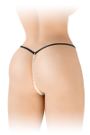String noir et perles Venusina Fashion Secret String noir et perles Venusina Fashion Secret