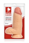 Gode XXL Colossus 26 x 7,5 cm - Captain Red Gode XXL Colossus 26 x 7,5 cm - Captain Red