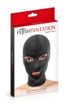 Cagoule BDSM 3 ouvertures - Fetish Tentation Cagoule BDSM 3 ouvertures - Fetish Tentation